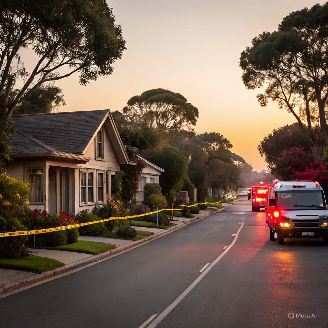 A Quiet Street Was Interrupted by Violence