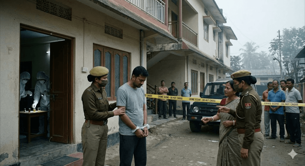 Guwahati Mystery: Woman Dies Under Suspicious Circumstances; Husband Detained for Alleged Poisoning