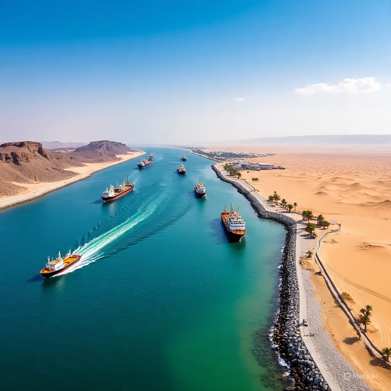 Hovering Over the Horizon: Asymmetric Power in a Narrow Sea