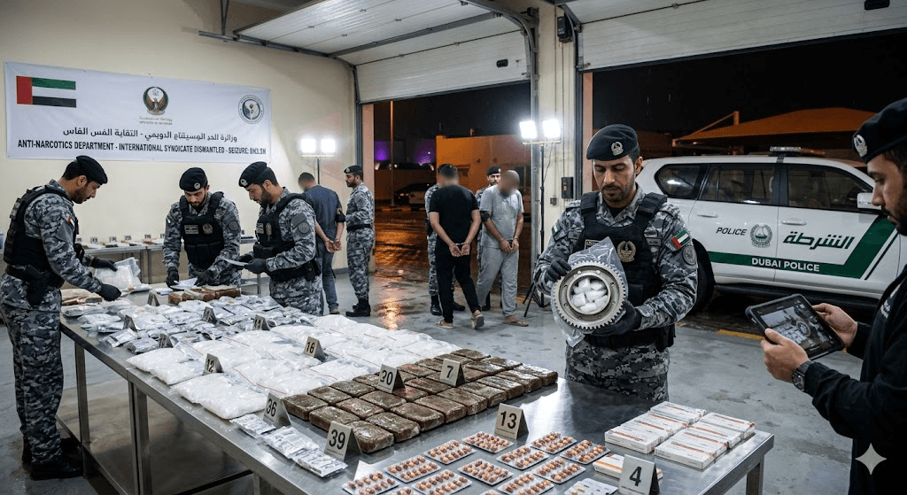 High-Stakes Bust: UAE Authorities Topple Global Drug Syndicate in Dh3.3 Million Raid
