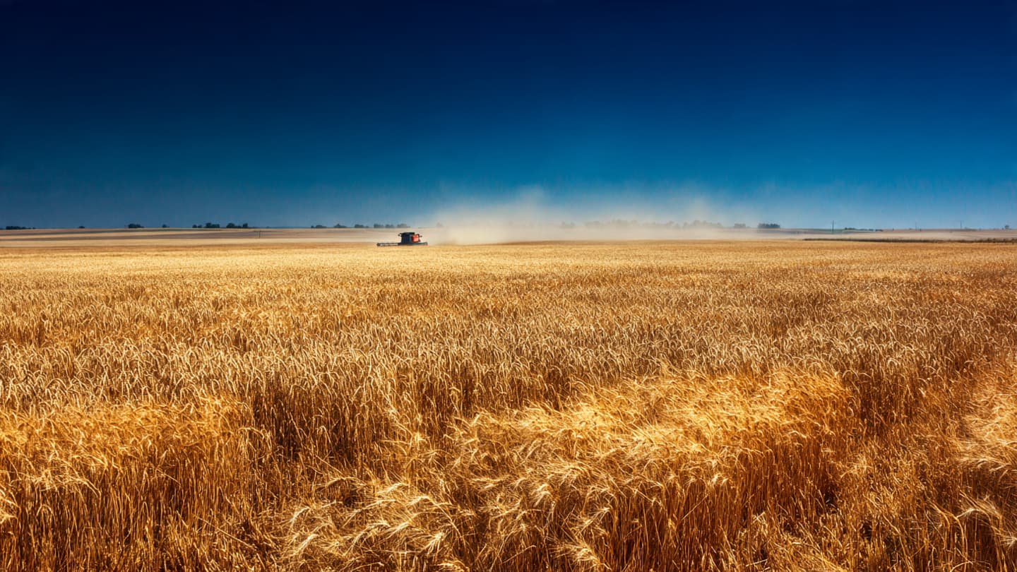 The Golden Harvest of the Arid West, Reflections on the Resilience of the Wheat