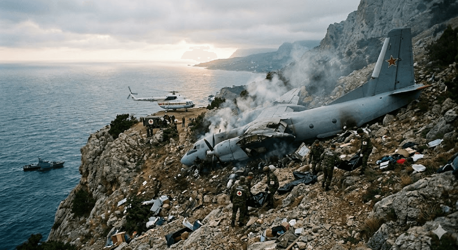 Tragedy in Crimea: Russian Military Transport Plane Crashes, Killing 29