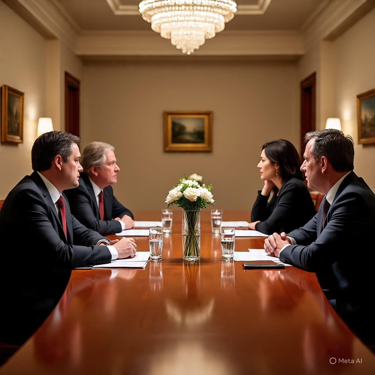 When the doors of negotiation remain slightly open yet trust continues to drift like fog