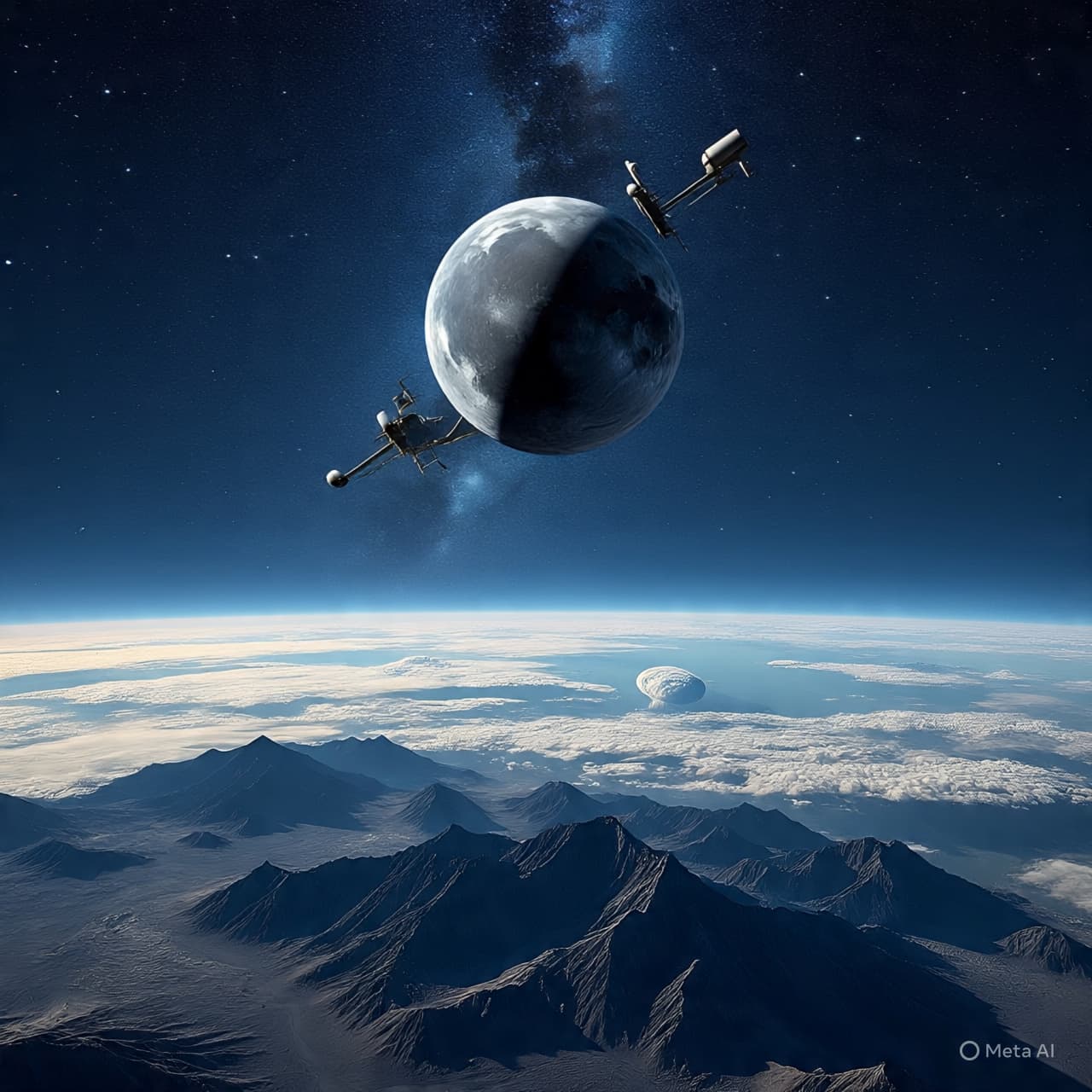 What Does Silence Sound Like Behind the Moon?