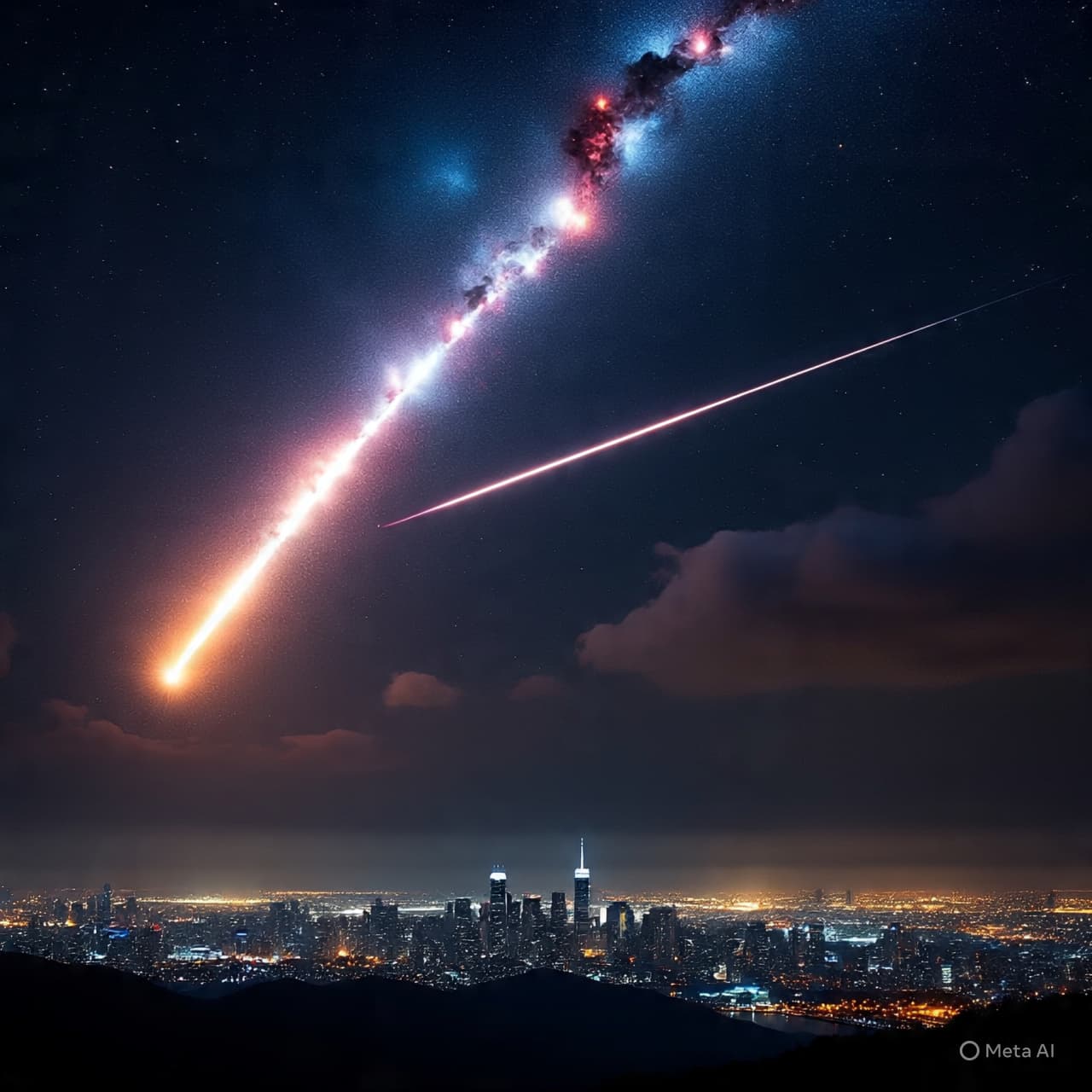 Light, Sound, and Silence: A Moment Written Across the Sky