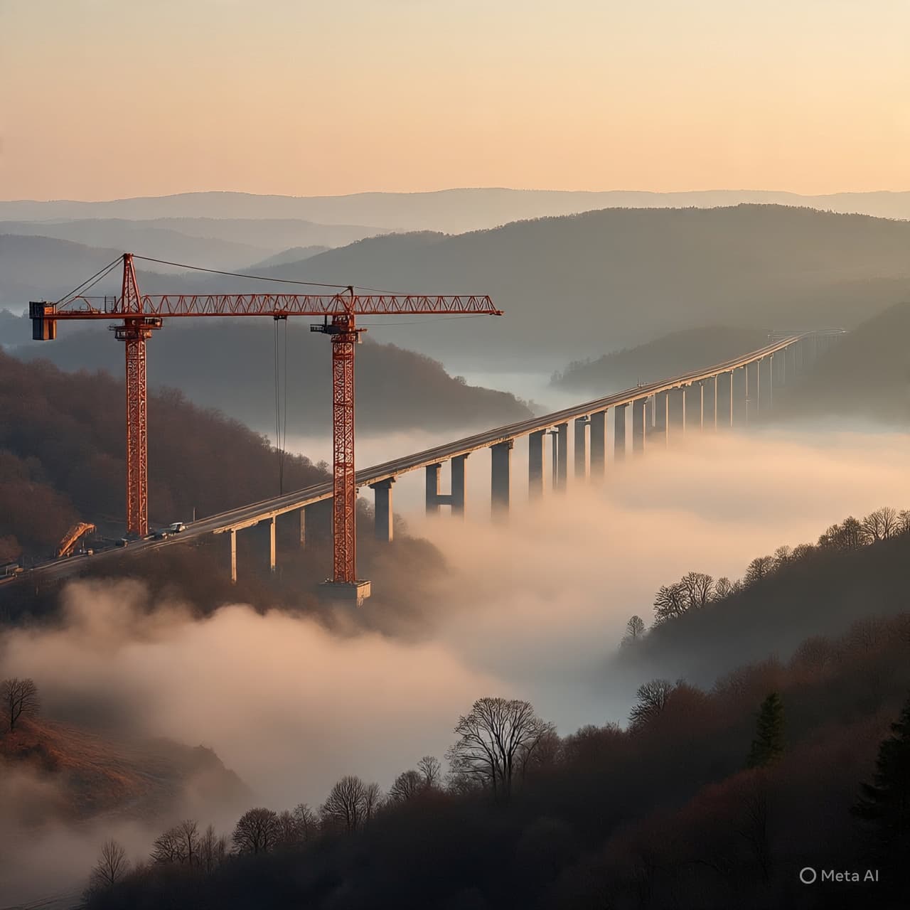 When the Iron Crane Meets the Morning Mist, Reflections on the New Serbian Industrial Sky