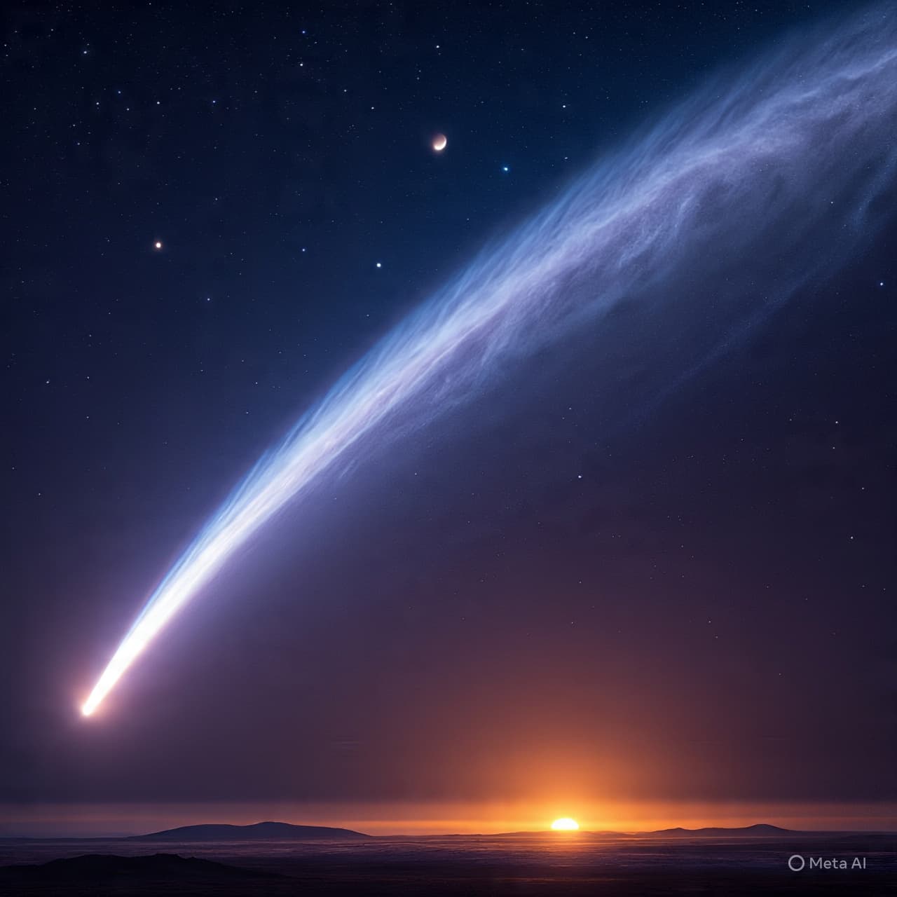 “Whispers of Fire and Ice: Awaiting Comet A1 MAPS in April’s Dawn Sky”