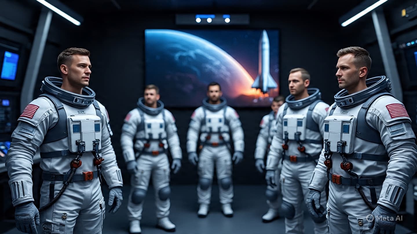 When astronauts meet leaders, how does exploration enter public view?