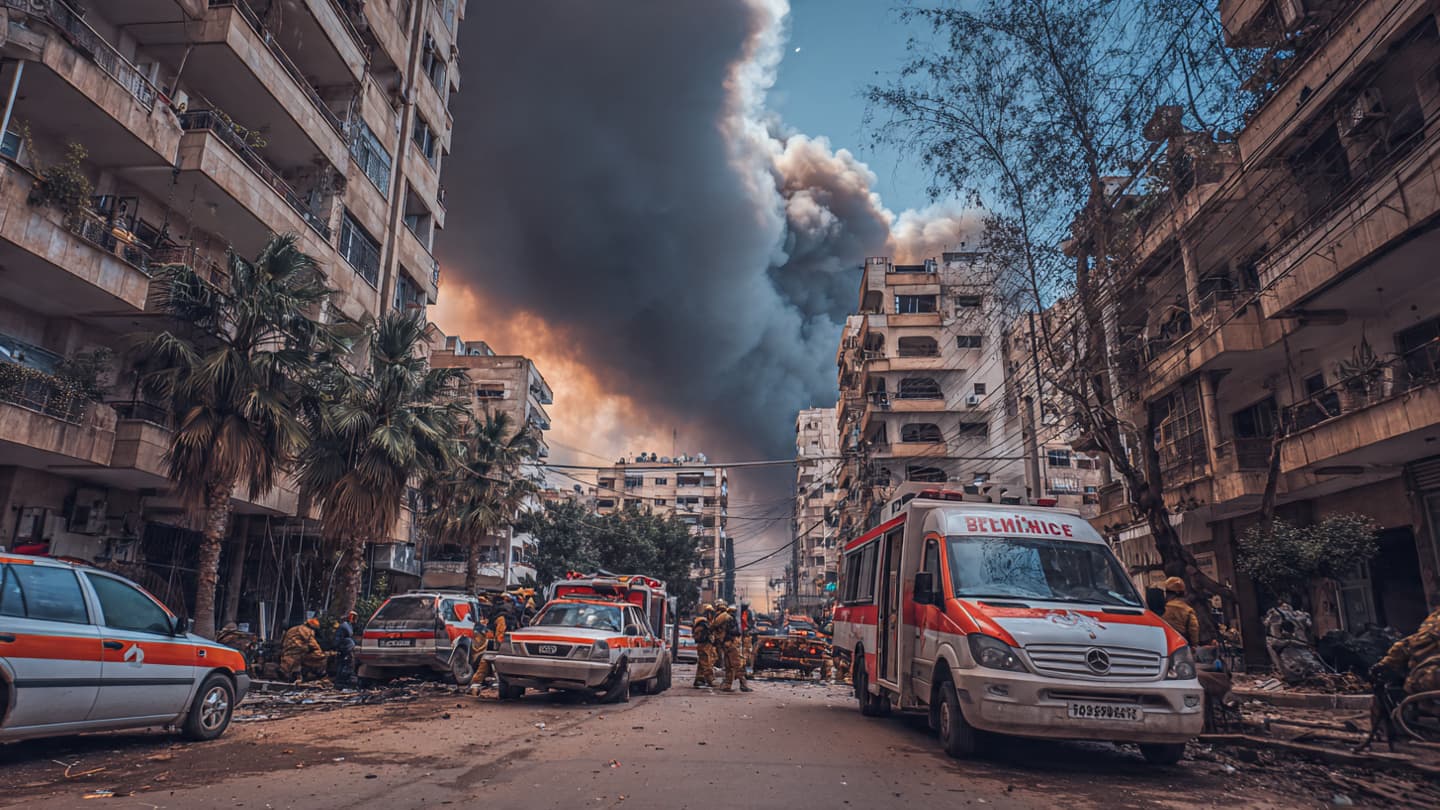 Le calme fragile de Beyrouth a de nouveau été brisé par le son des frappes aériennes