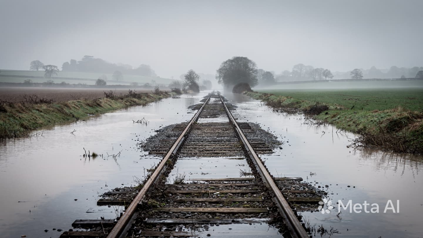 Between the Stalled Engine and the Submerged Rail: A Narrative of a Flooded Land