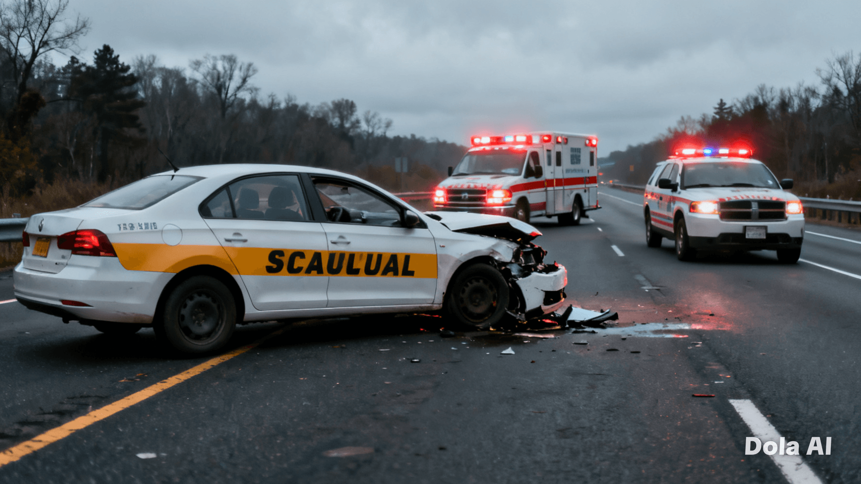 Between Schiedam and Schiedam’s Heart: A Lesson Car, a Collision, and a Vanished Drive