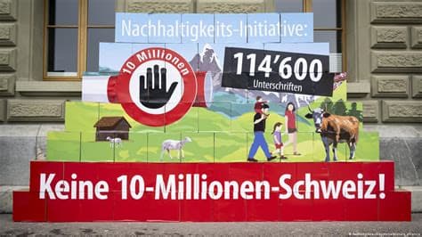 First SBC Poll Shows Swiss Evenly Split on Capping Population at Ten Million