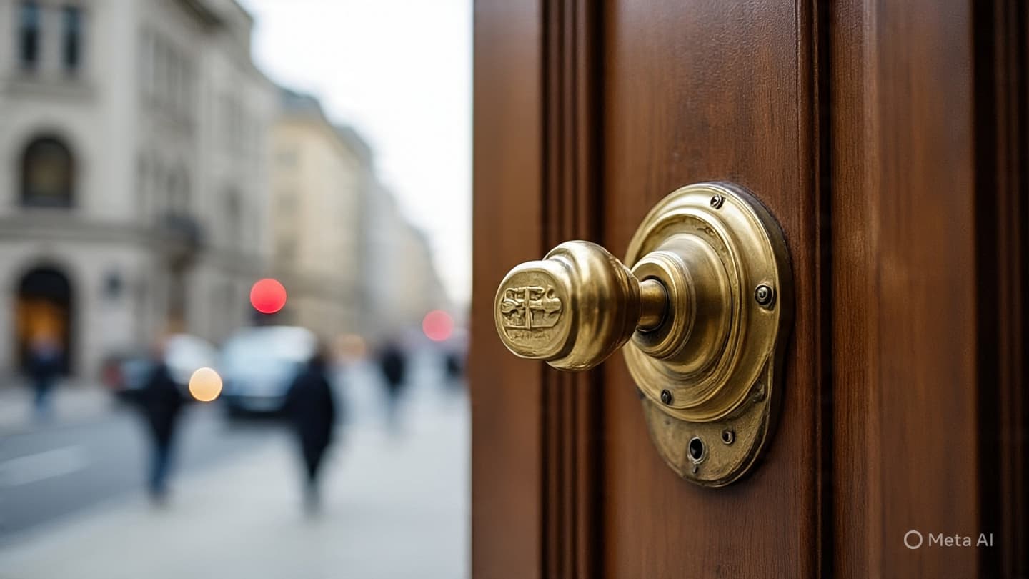 When The Rhythms Of Commerce Froze Beneath The Weight Of A Sudden Metallic Fear