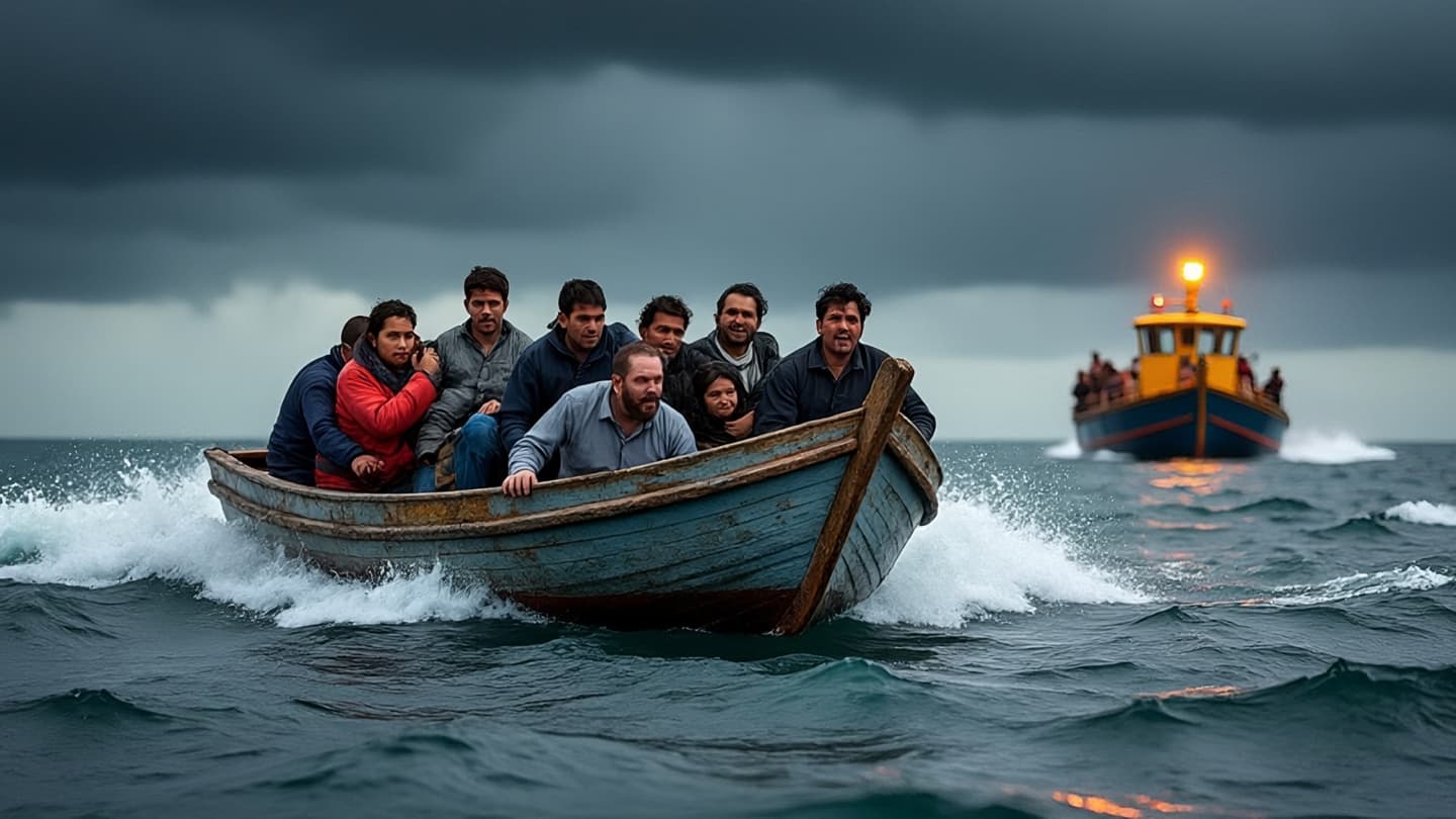 When a Narrow Sea Becomes an Unforgiving Divide Between Hope and Loss