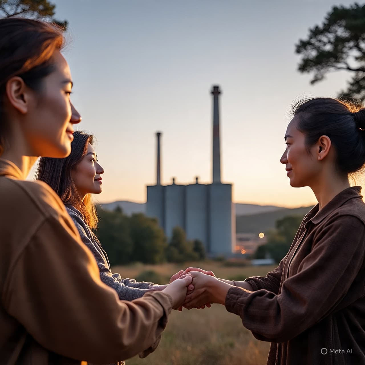 Around the Quiet Machines: Human Circles Form in the Shadow of Uncertainty