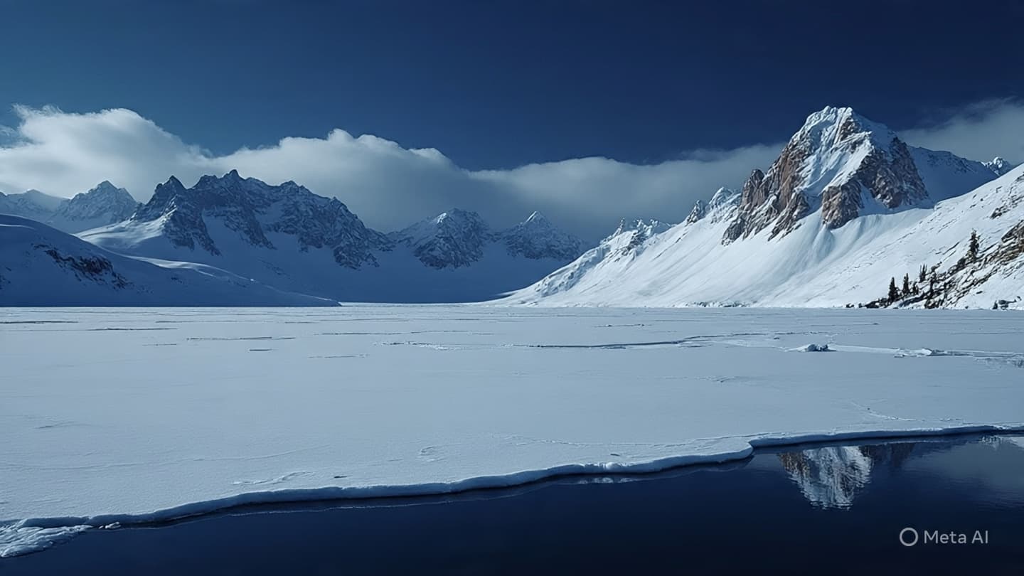 The Rhythmic Growth of the White Sentinel: A Reflection on the Svalbard Winter