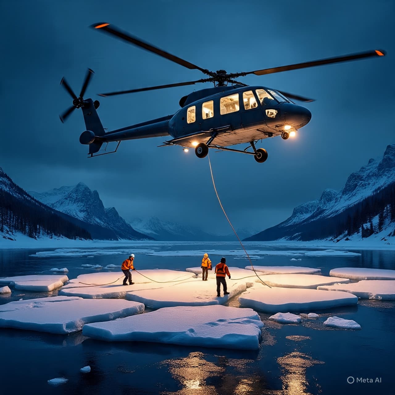 When the Ice Began to Drift: A Quiet Afternoon That Turned Into a Race Against Time