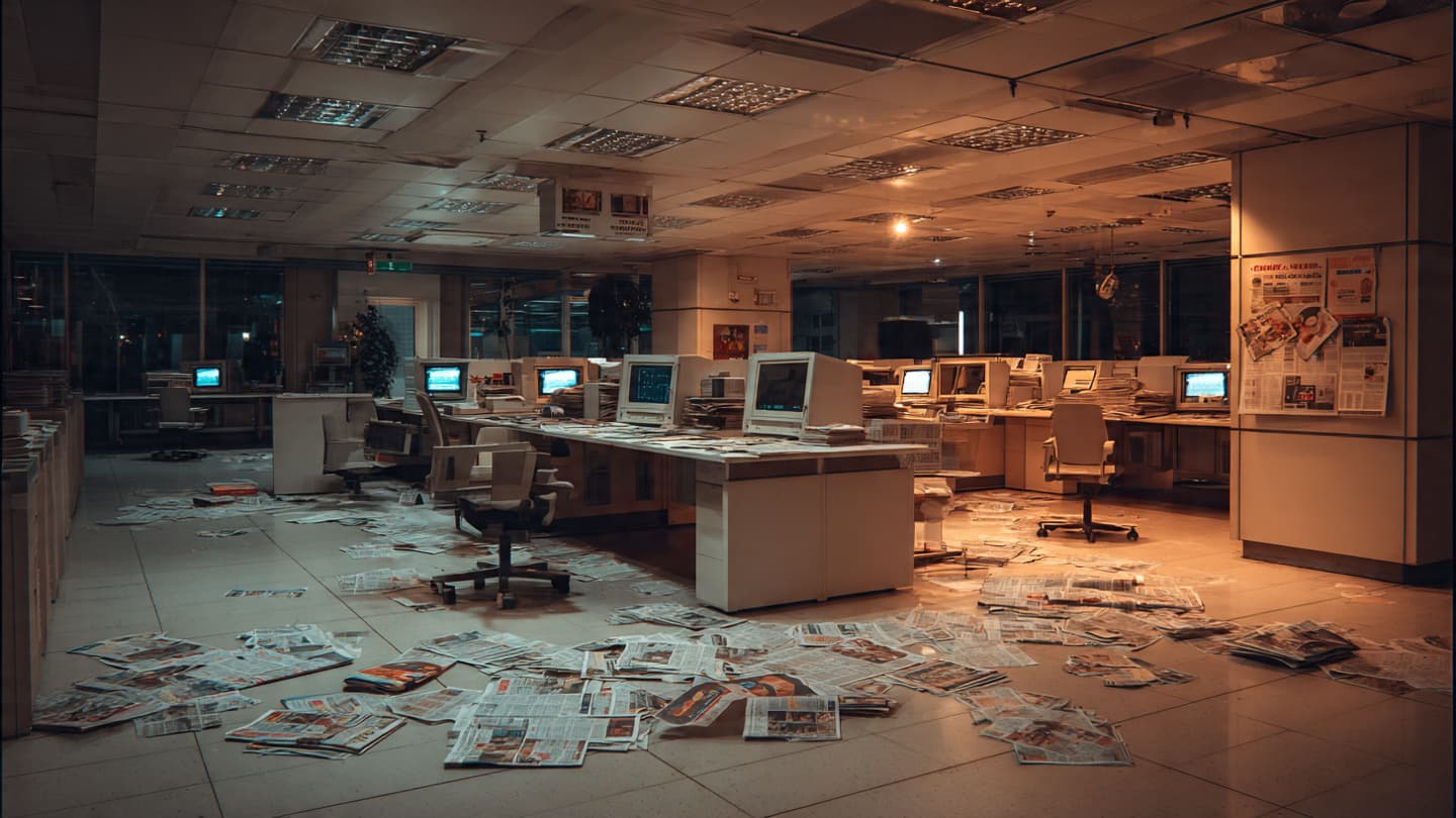 Local journalism’s retreat and the changing rhythm of political engagement.