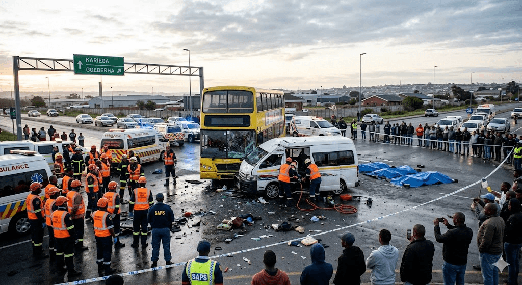 Seven Dead in Horror Kariega Crash: Bus and Minibus Taxi Collide in Eastern Cape