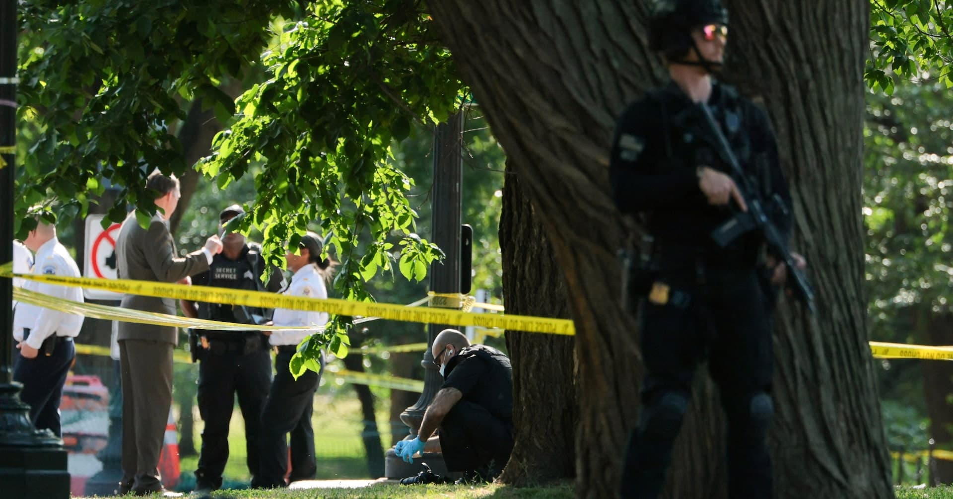 Échanges de tirs entre le Secret Service et un suspect armé près de la Maison Blanche