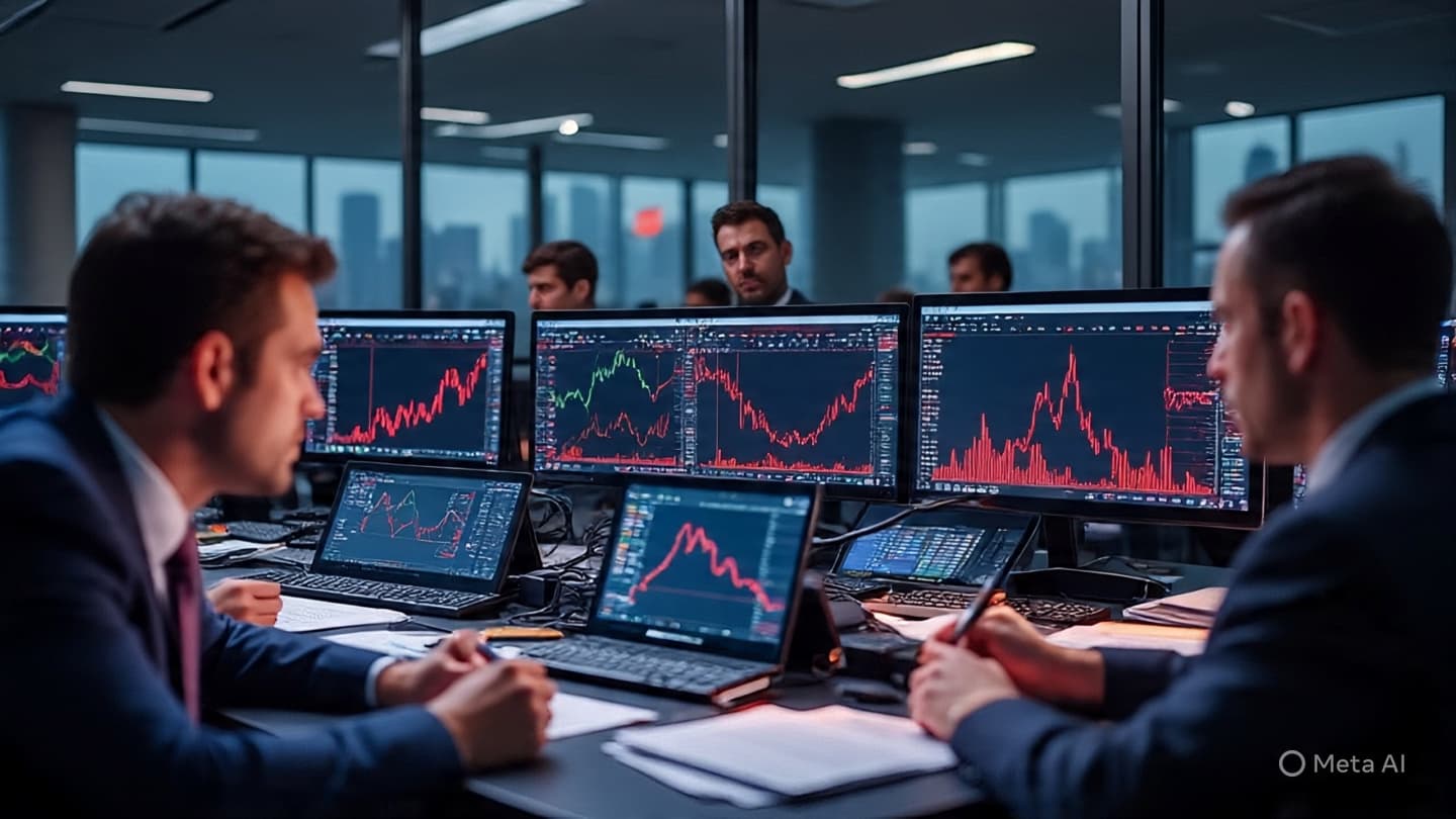 A vibrant escape room scene with groups of people solving puzzles, showcasing diverse participants. The room should have a mysterious, immersive design with intricate props and clues.