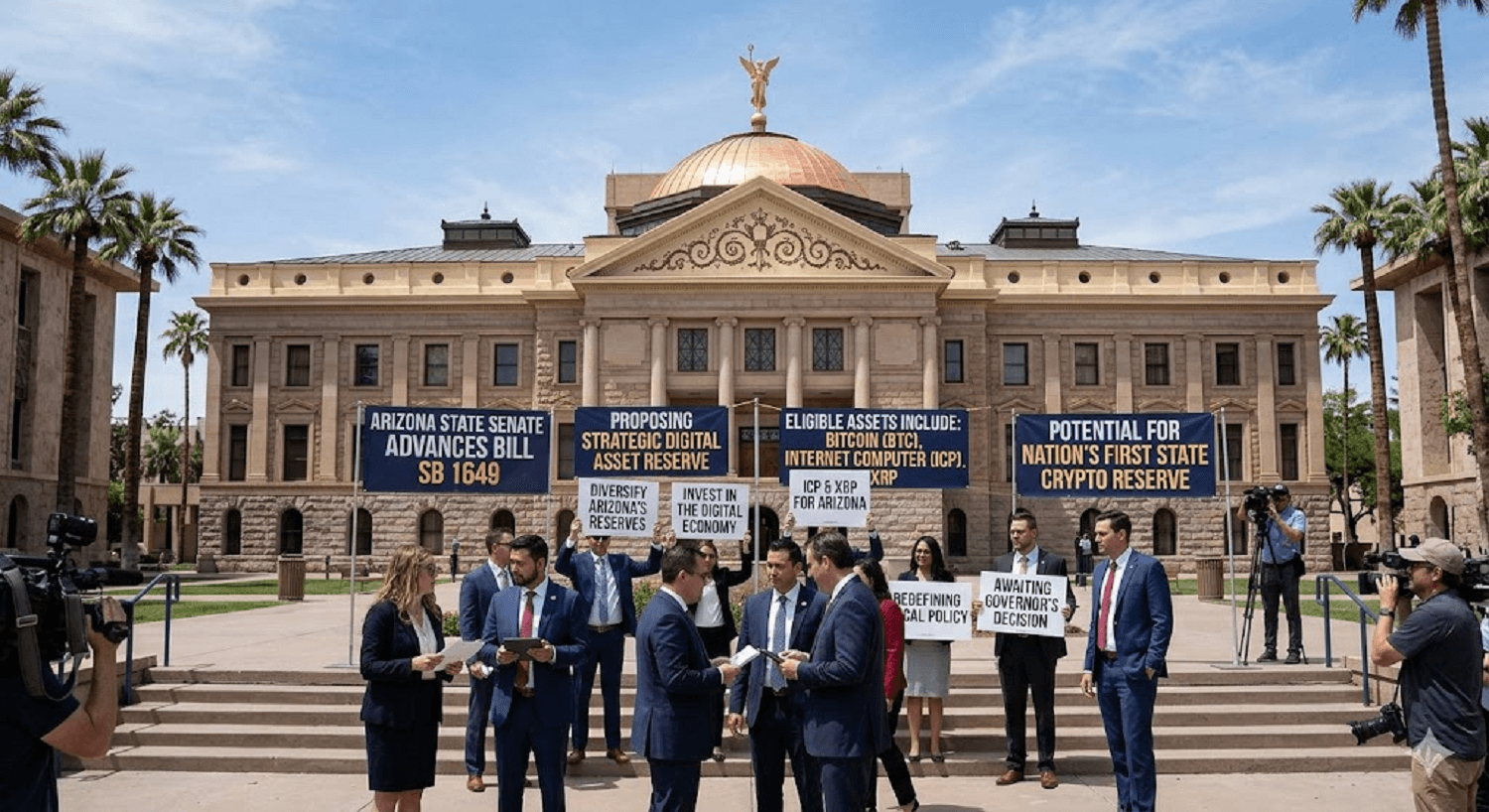 The Desert Ledger: Arizona Moves to Add ICP, XRP, and BTC to Official State Reserves