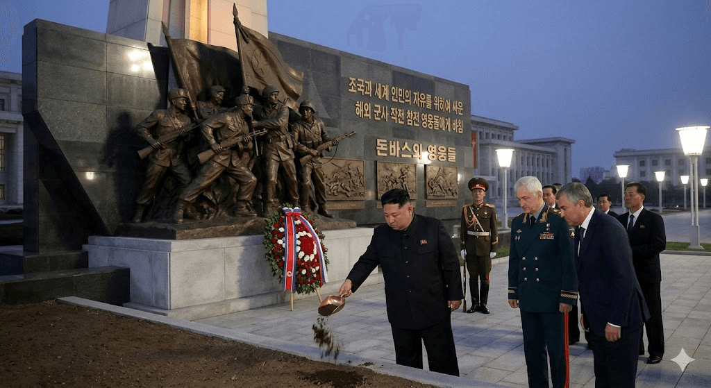 The "Martyrs" of Donbas: North Korea Unveils War Memorial Honoring Troops Sent to Ukraine