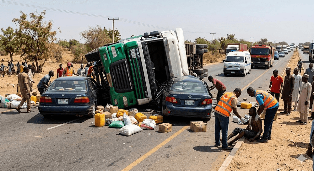 Tragedy in Kano: Out-of-Control Trailer Leaves Trail of Destruction, 2 Dead and 20 Injured