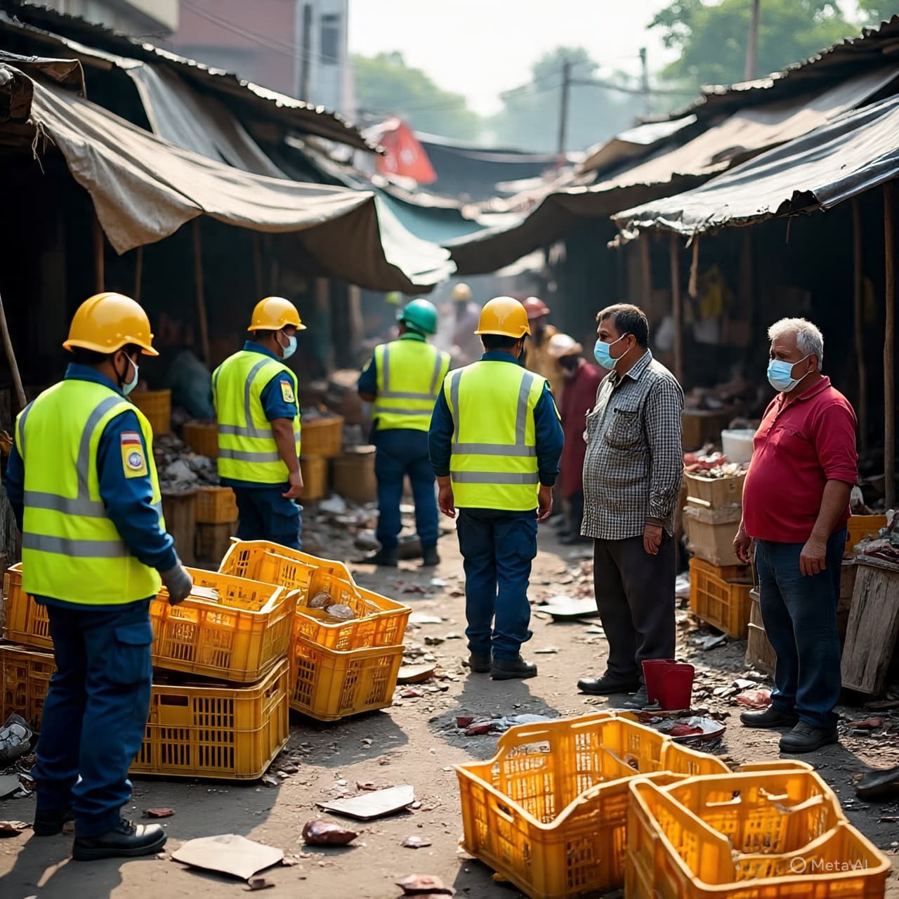 Under an Amber Sky, Between Loss and Living: A Market Remembered