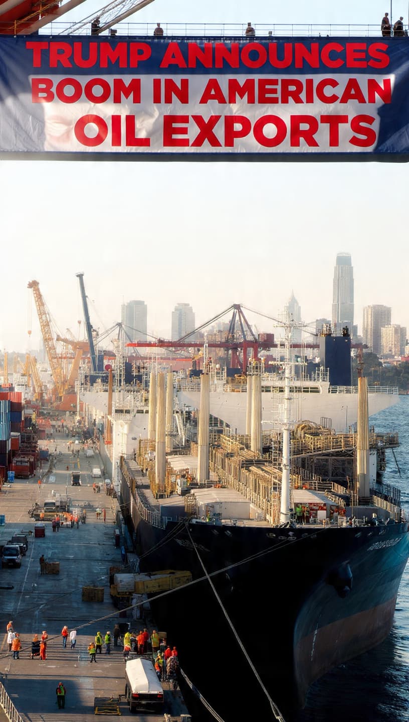 Supertankers Rush to the United States: Trump Announces Boom in American Oil Exports