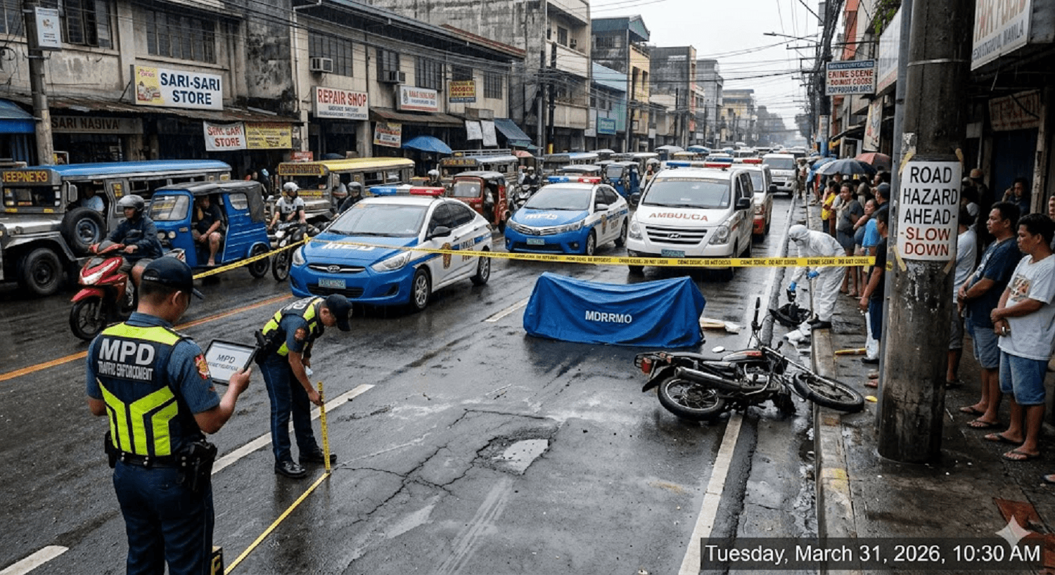 Tragedy in Tondo: Motorist Killed After Losing Control in Fatal Juan Luna Street Crash