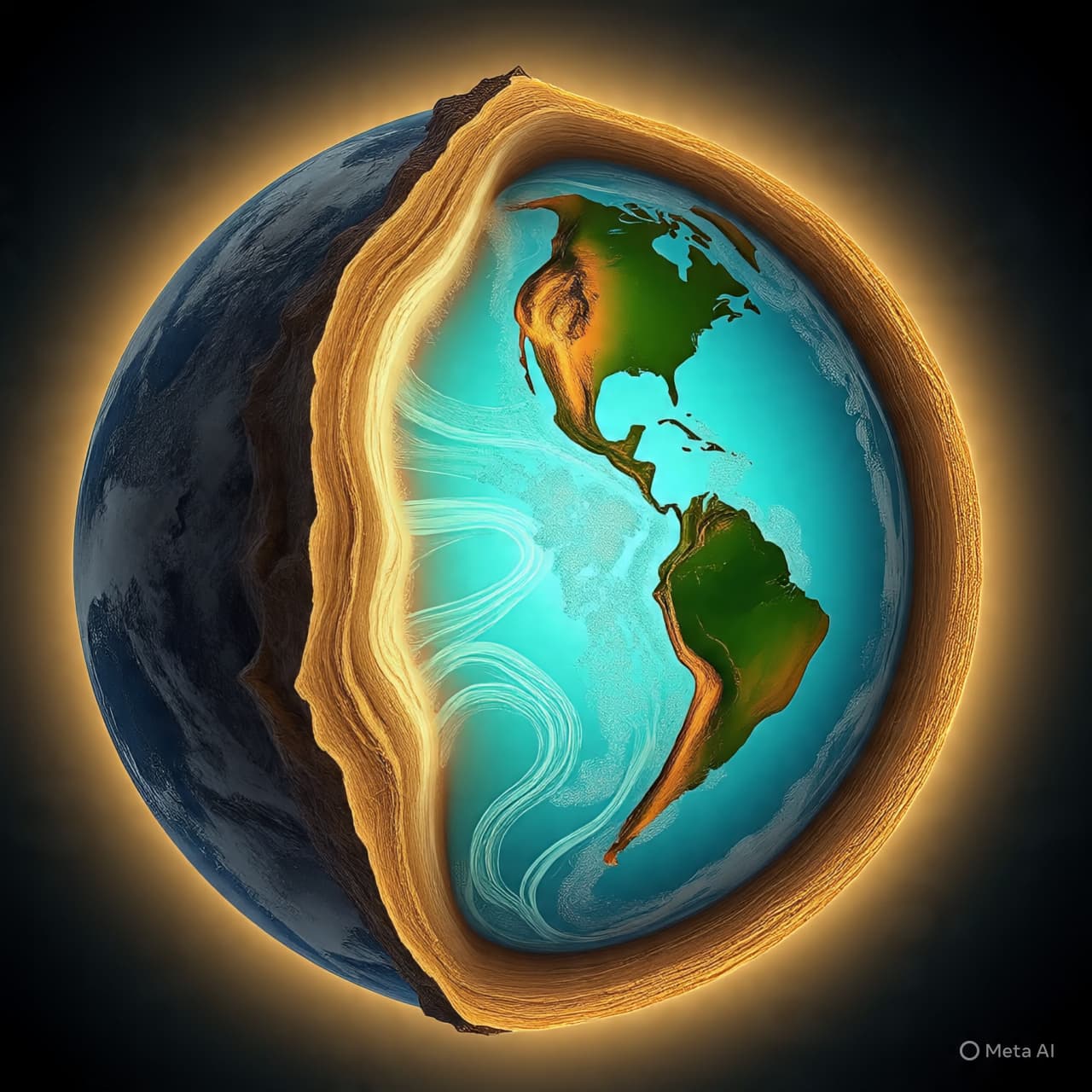 “Where Oceans Hide Beneath Iron: Earth’s Secret Hydrogen Reservoir”