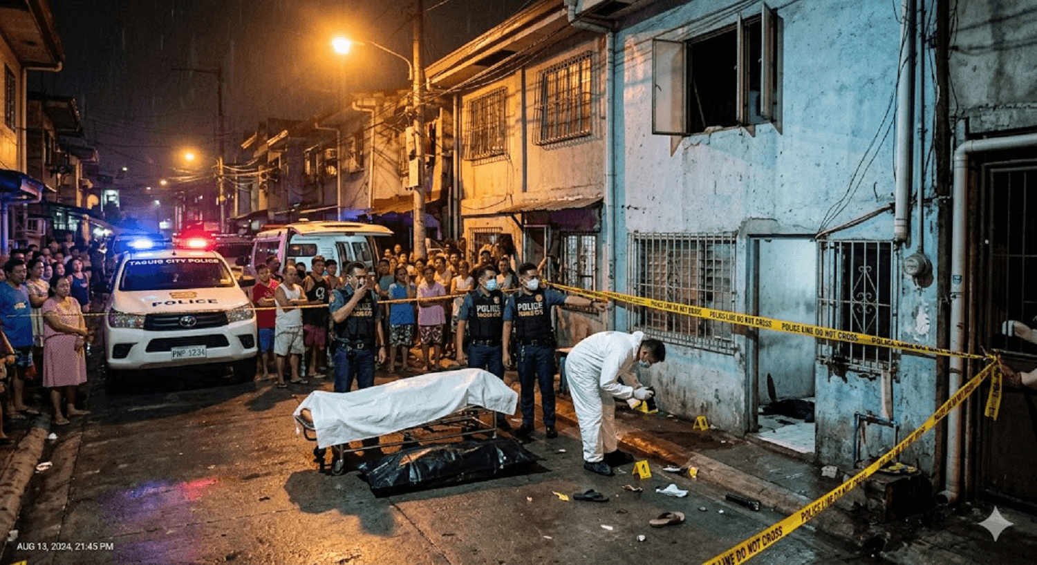 Fatal Escape: Suspect Plummets to Death from Second-Floor Window During Taguig Police Raid