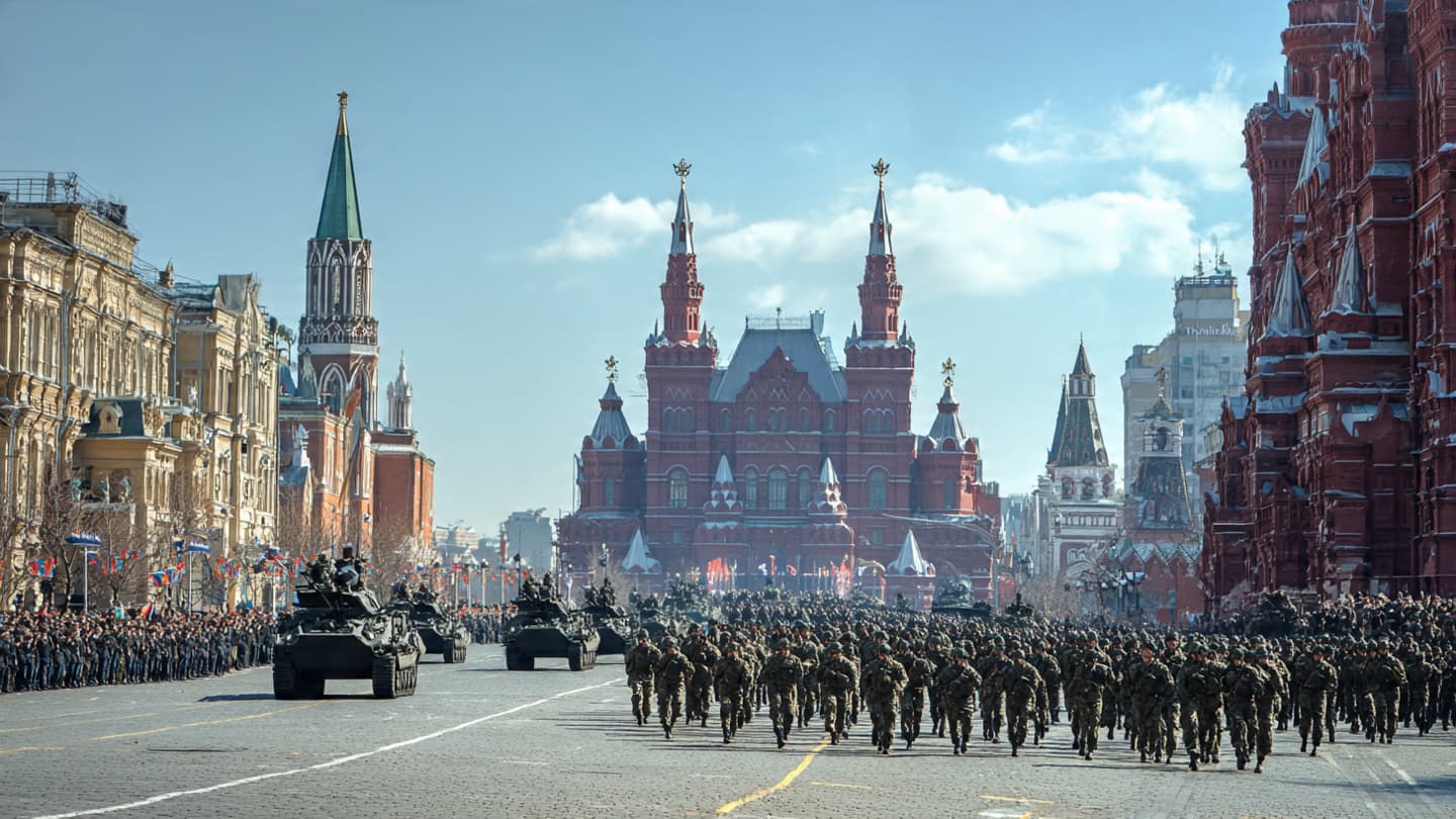 In the Space Once Filled by Armor: Russia Marks Victory Day Differently
