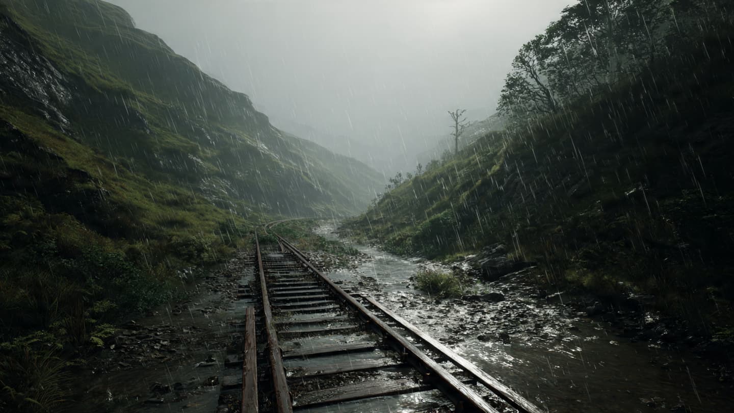 Where the Rain Meets the Clay, A Quiet Dissolve of the Ancient Northern Passing