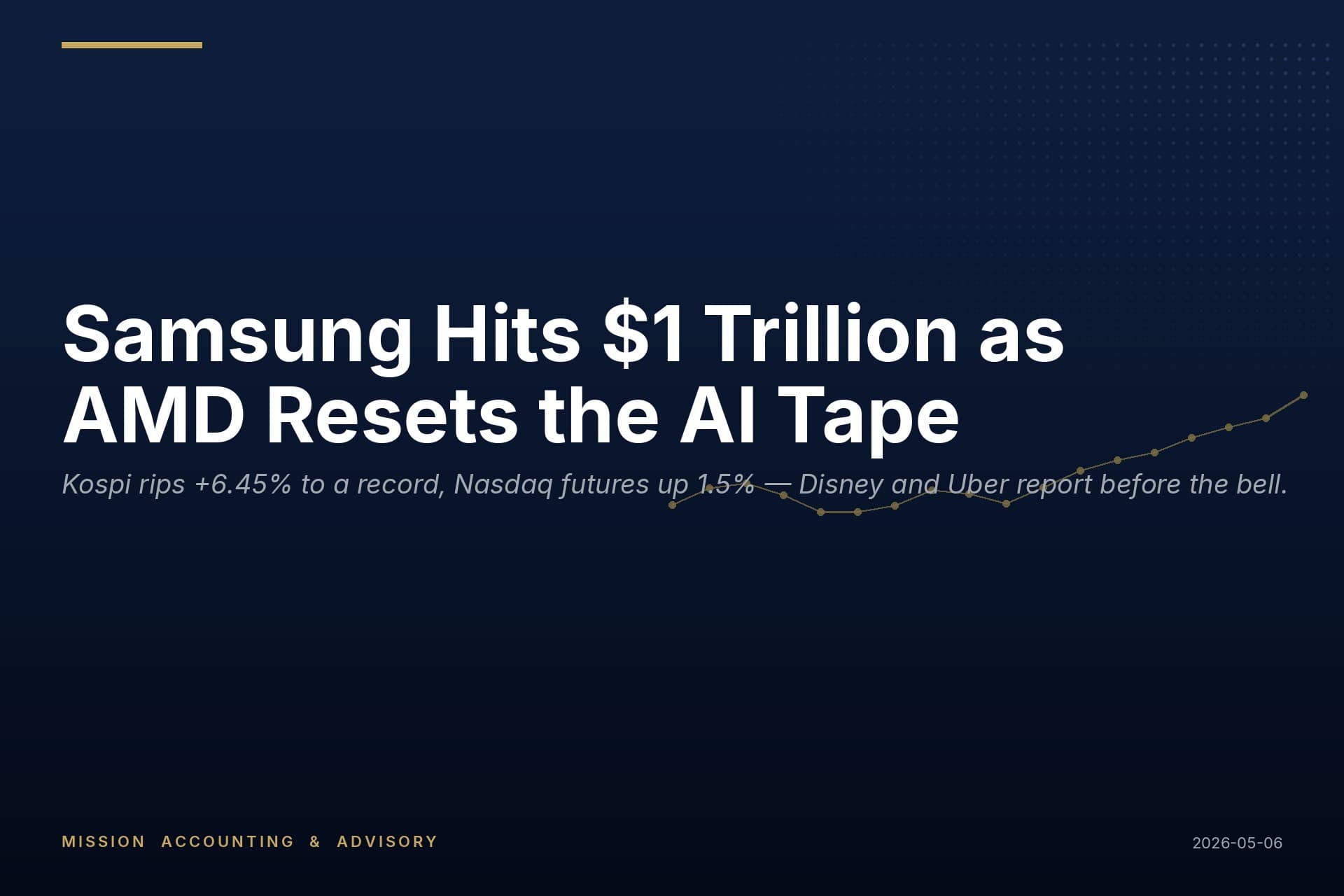 Samsung rejoint le club des 1 trillion de dollars alors qu'AMD fait exploser les attentes et redéfinit le marché de l'IA