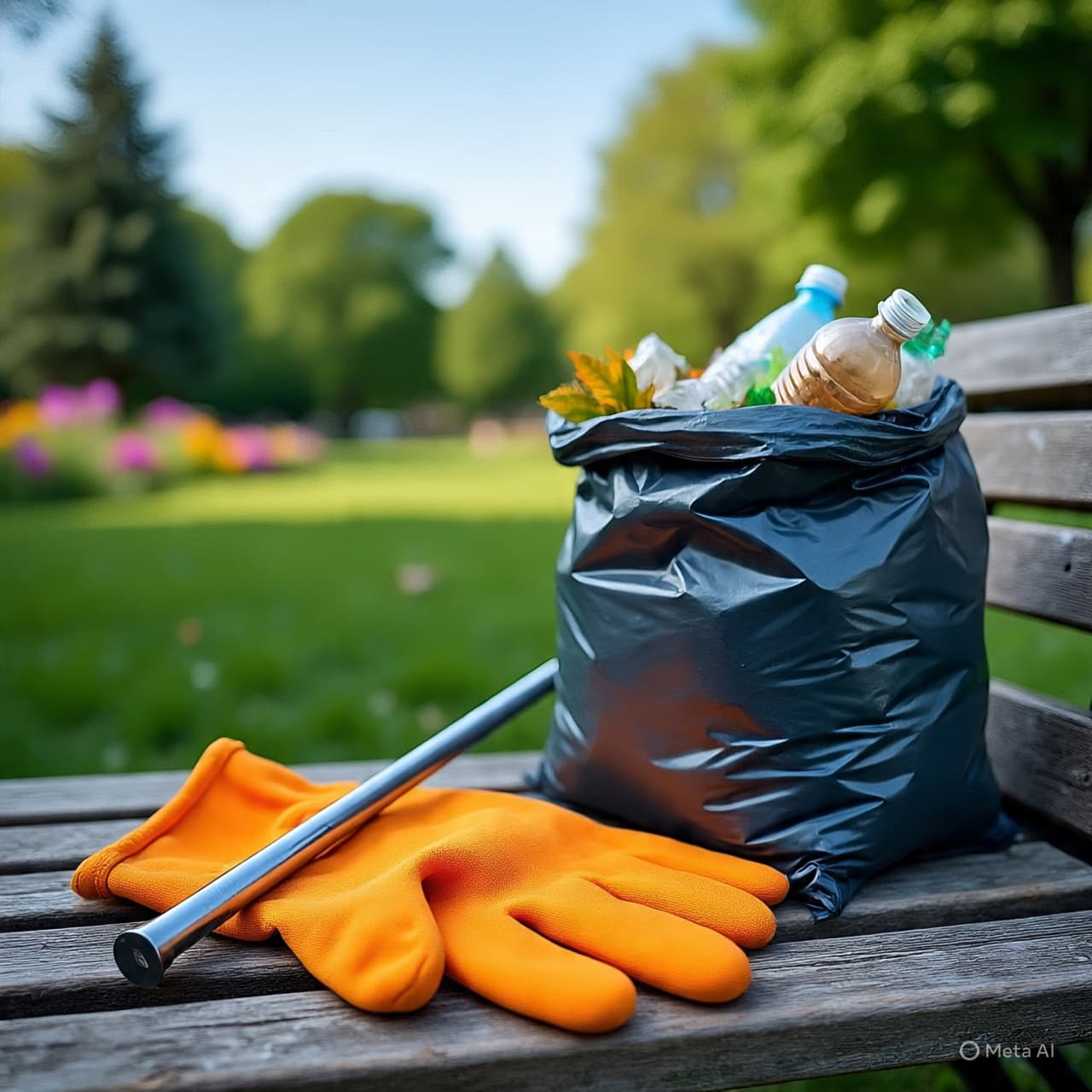 Between Trash Bags and Trauma: A Park’s Quiet Morning Shattered