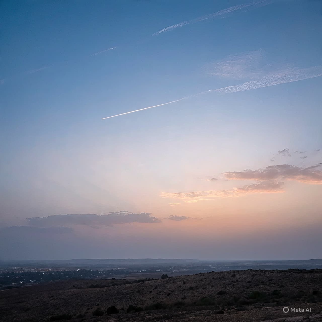 When the Horizon Held Its Breath: Central Israel in the Stillness After