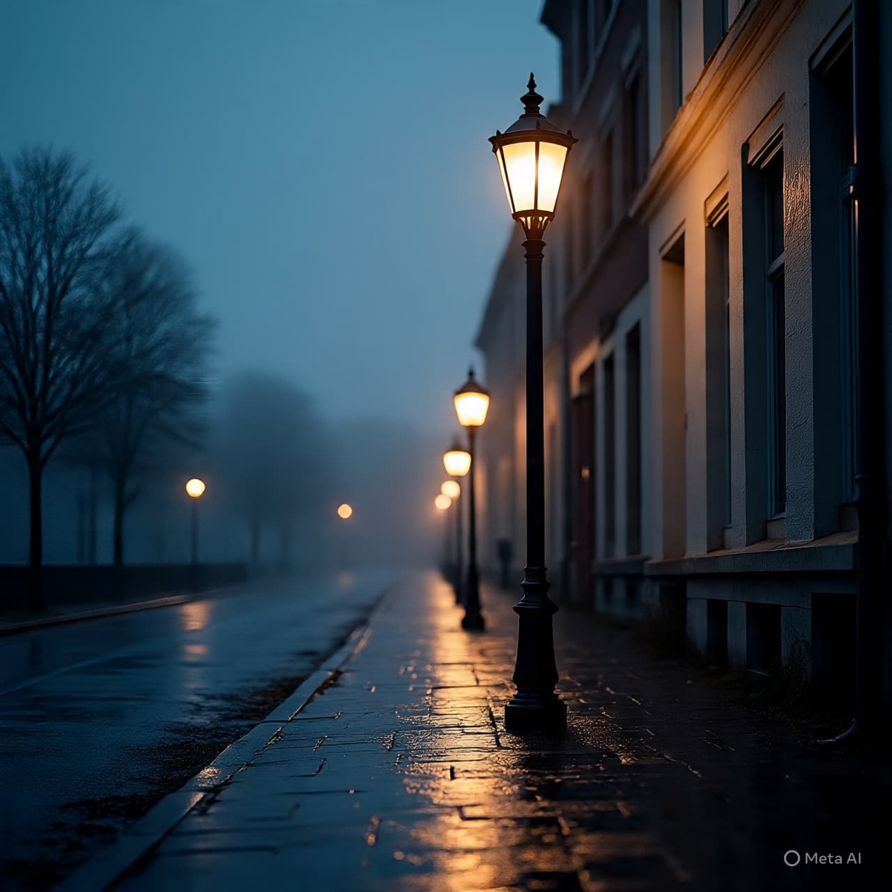 When Light Fades on Bangor High Street and Quiet Steps Meet Sudden Motion