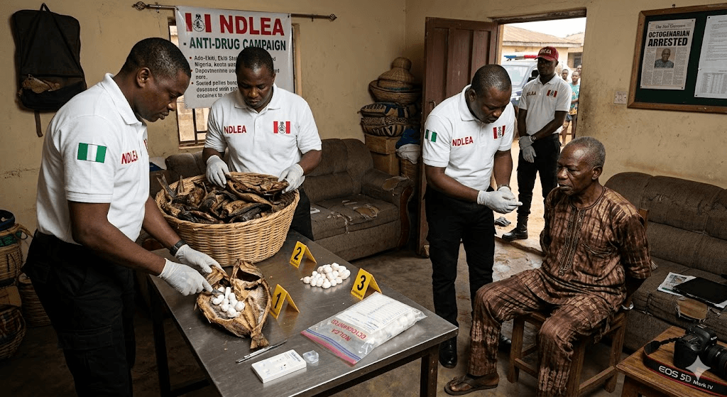 The 80-Year-Old Trafficker: Nigerian Authorities Seize Cocaine Hidden in Dried Fish