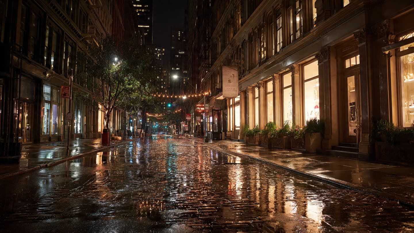 Between the Polished Glass and the Armed Hand, A Narrative of Lower Manhattan’s Night