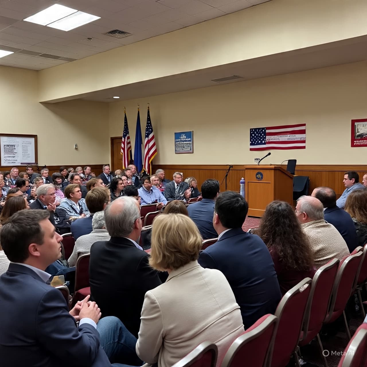 In the Echo of Voices: When Town Halls Become Mirrors of a Community