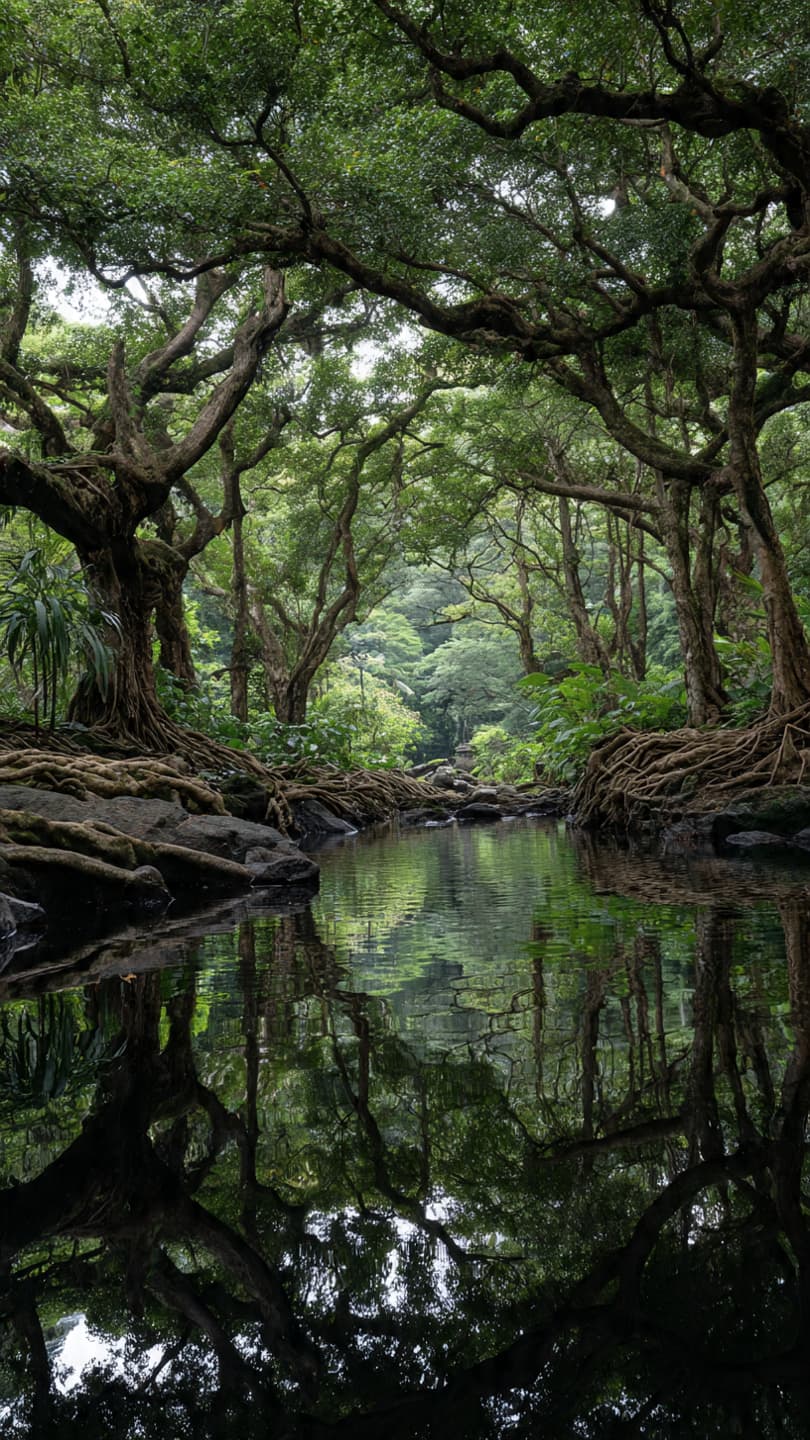 Between the Mud and the Sky: A Narrative of Carbon Equilibrium