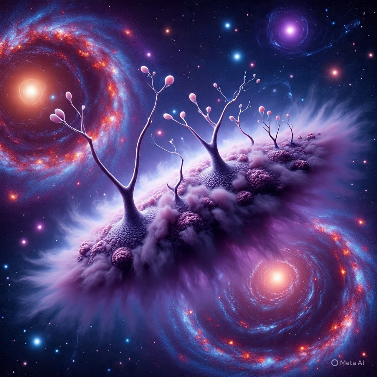 When Cosmic Dust Becomes a Chemical Forge: A Reflection on Life’s Beginning