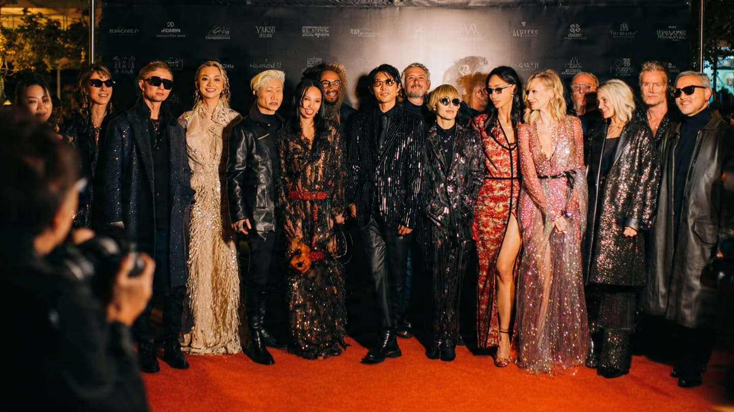 On the Turquoise Carpet, Fashion Spoke Before Music Began