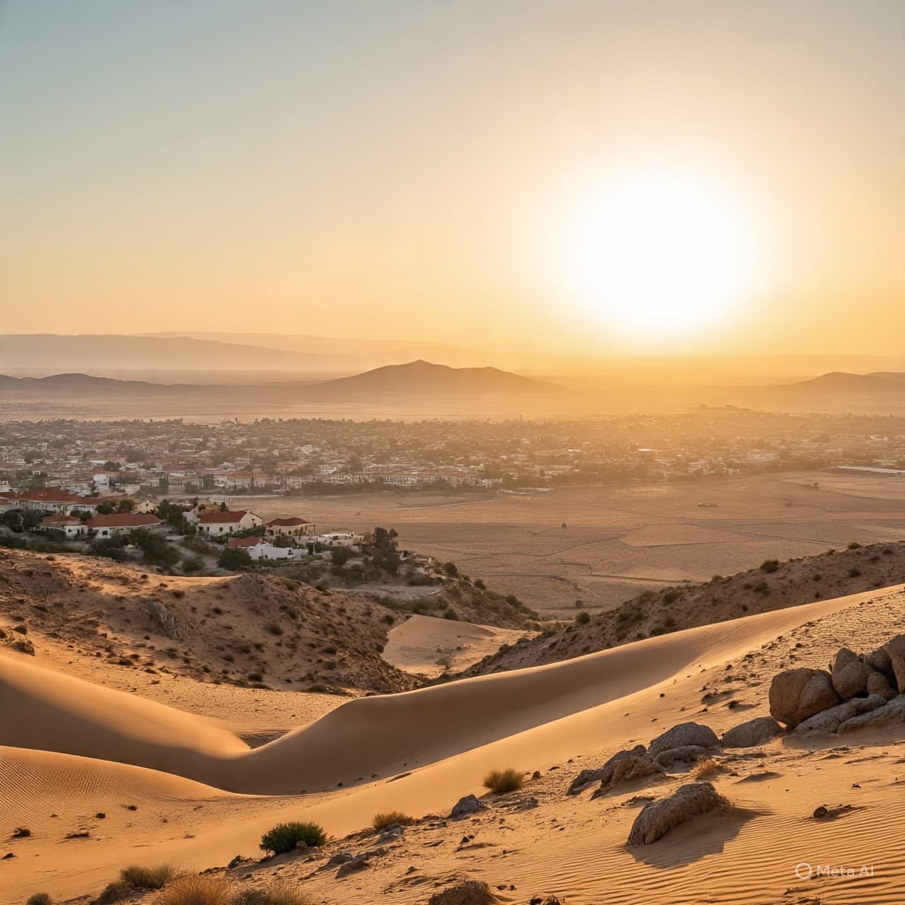 A City at Sunrise, Marked by Night: Life Unfolding After the Strike