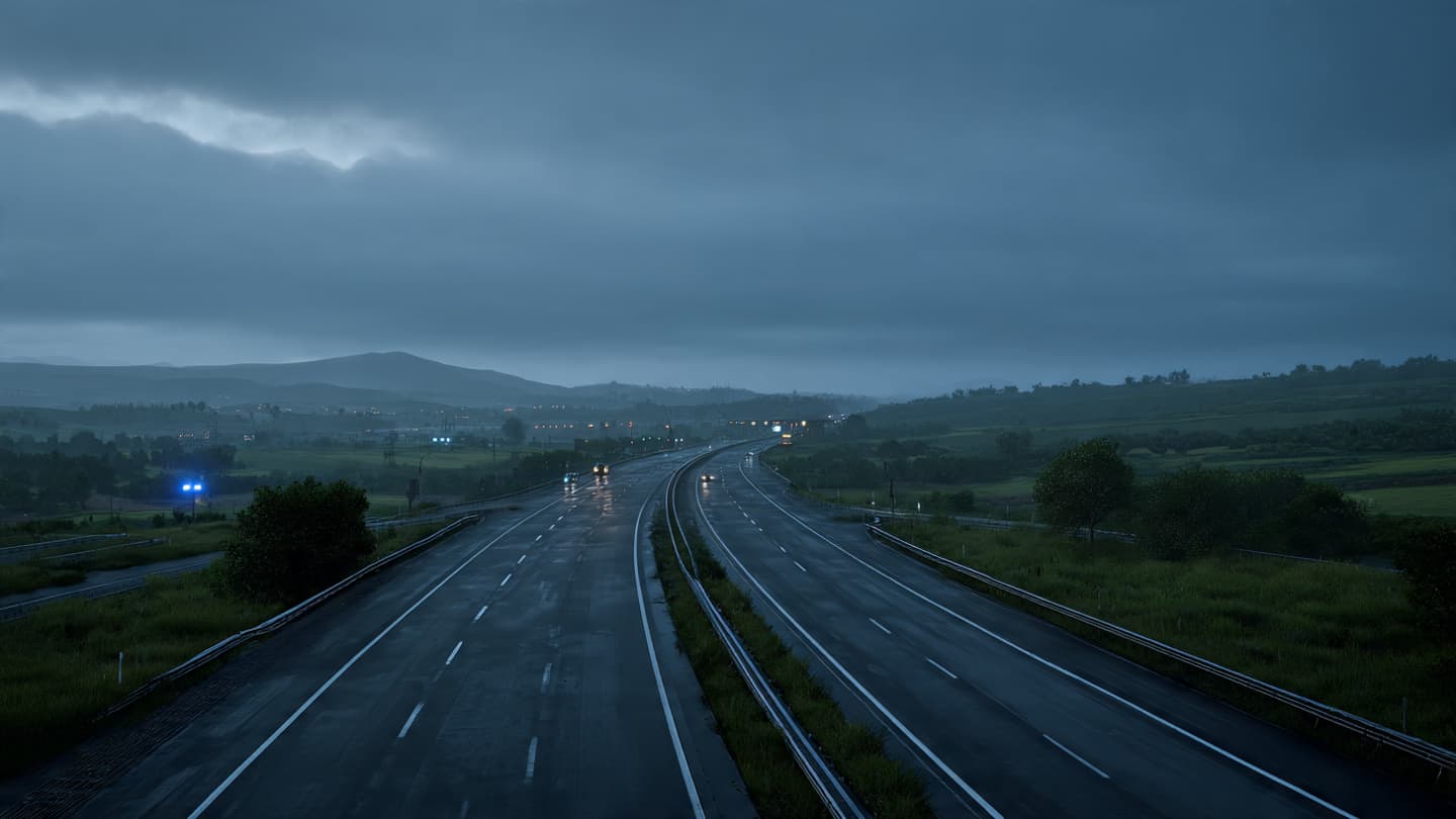 Where the Asphalt Fractures, Reflections on the Sudden Silence of a Metal-Tethered Afternoon