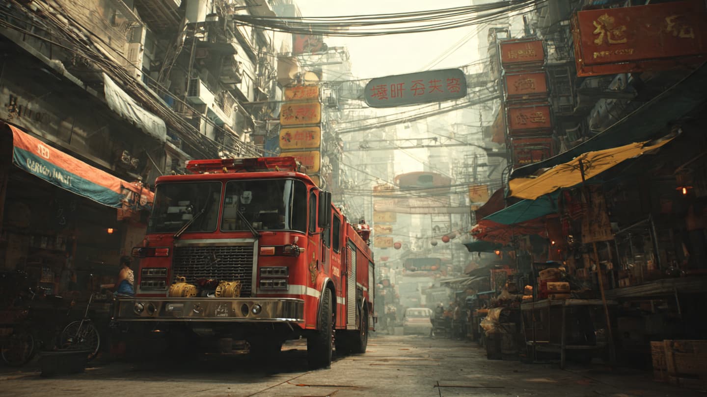 بين الطلاء المتقشر والنار: سرد للبقاء في هونغ كونغ