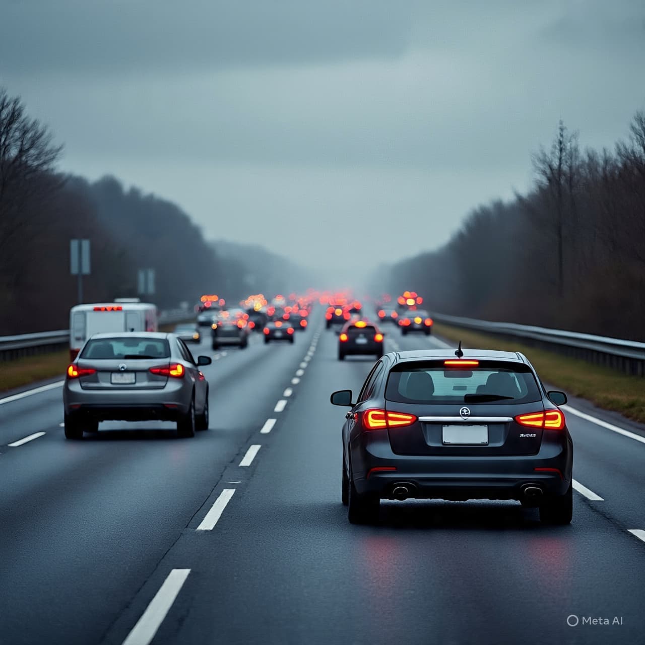 On Asphalt and Air: The Brief Unraveling of a Road’s Steady Flow