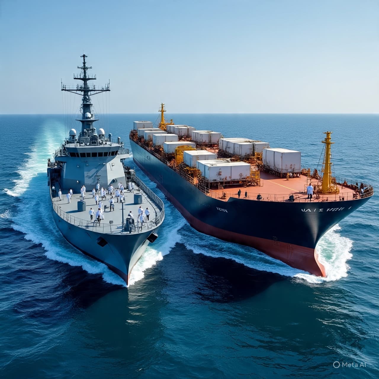 A Silent Passage Through Narrow Waters: When a Tanker Slips Away Without a Signal